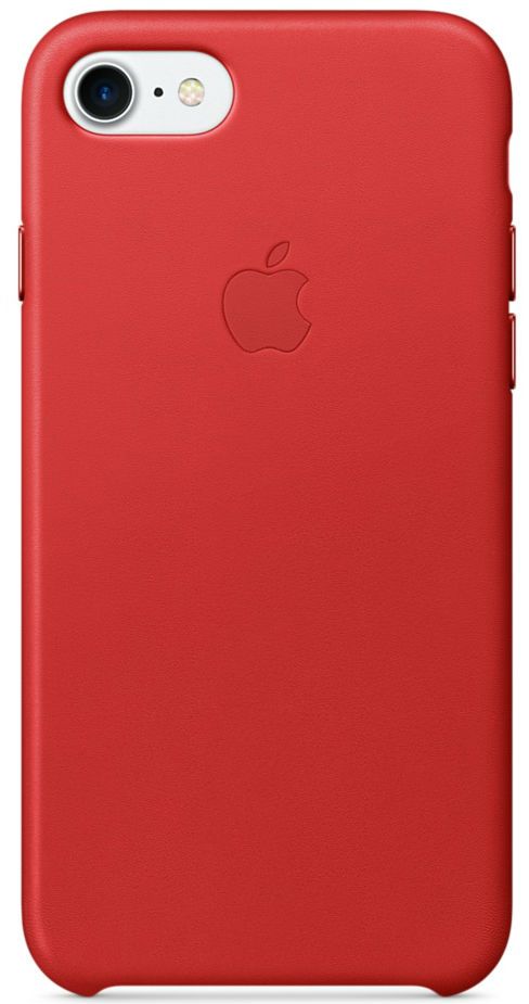 Чехол Apple iPhone 7 Leather Case Red, картинка 1