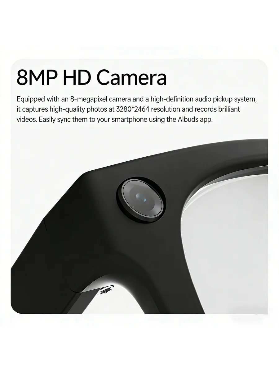 Умные очки Smart Glasses MT5 Ultra Black, картинка 2
