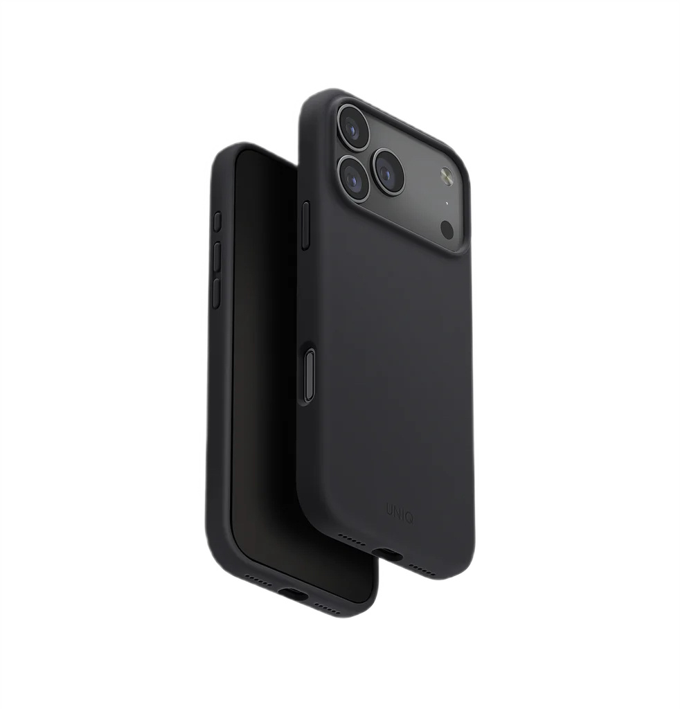 Чехол для iPhone 17 Pro UNIQ Lino Charcoal Grey