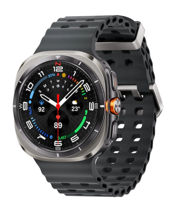 Умные часы Samsung Galaxy Watch Ultra 47mm Titanium Silver Marine Band Dark Grey, картинка 2