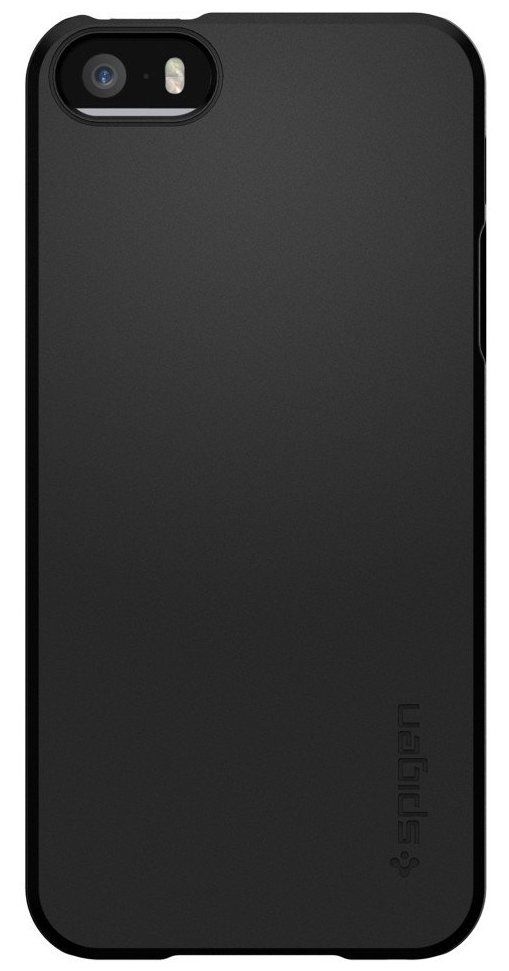 Чехол SGP  iPhone 5S/SE Thin Fit Black, слайд 2