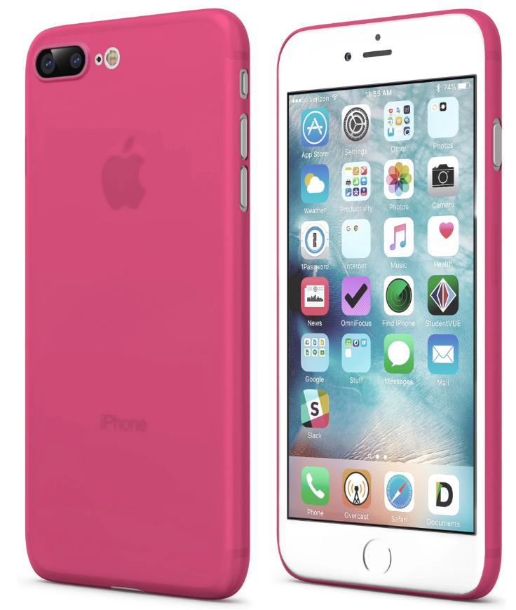 Чехол Takeit iPhone 7/8 Plus 0.5mm - розовый, картинка 1