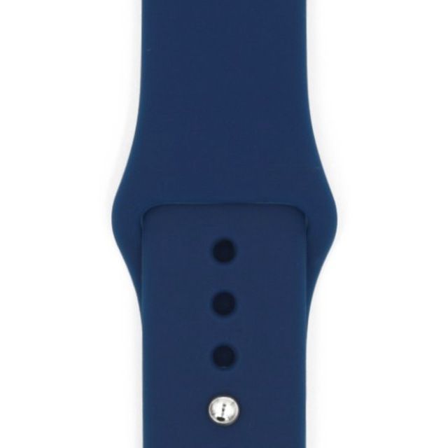 Ремешок силиконовый для Apple Watch 38mm Midnight Blue, картинка 1