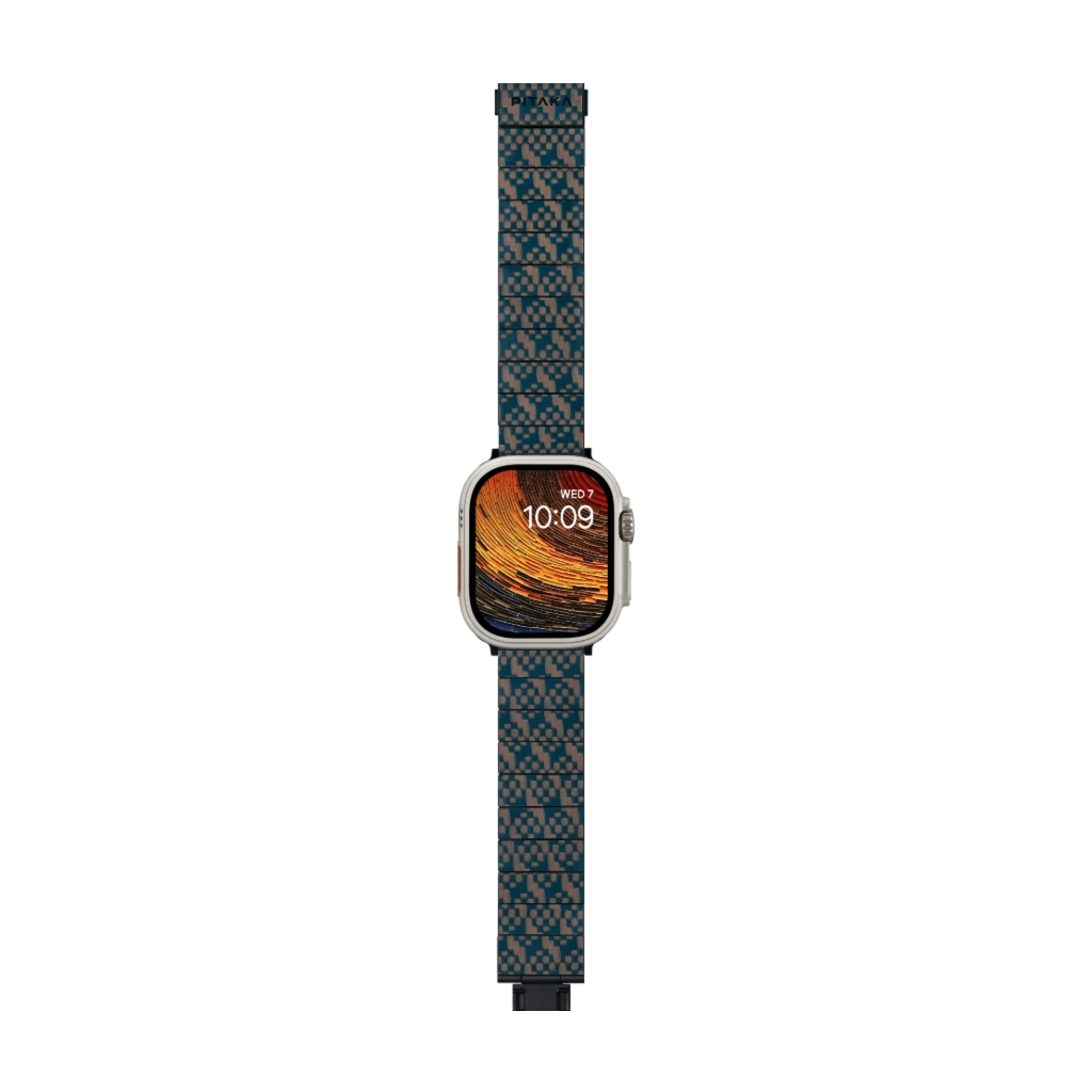 Ремешок PITAKKA для Apple Watch Dreamland - Stairs Aramid Carbon Fiber, картинка 3