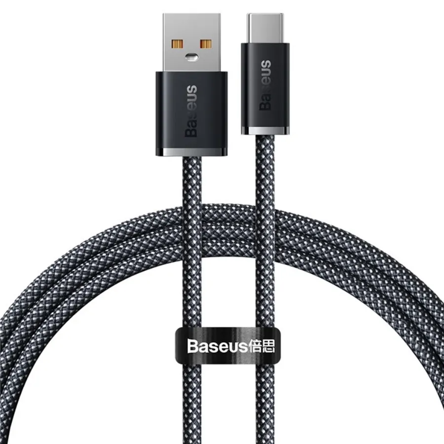Кабель BASEUS Dynamic Type-C to Type-C 100W 2.0m Gray, картинка 1