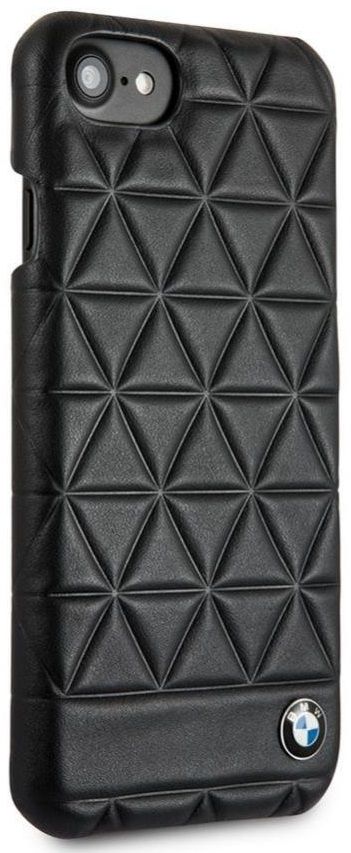 Чехол BMW iPhone 7/8 Signature Hexagon Hard Leather Black, слайд 2