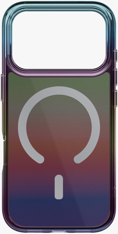 Чехол для iPhone 17 Pro UNIQ Iridescia Midnight Quartz MagSafe, картинка 3