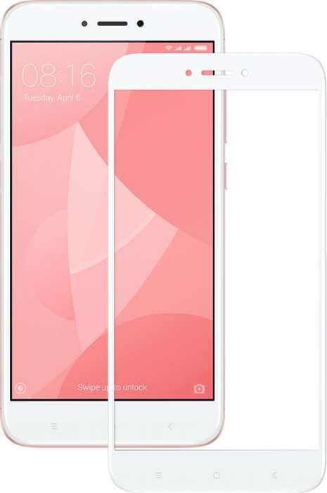 Защитное стекло BoraSCO Full 2.5D Xiaomi 4X - White