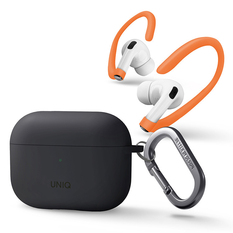 Чехол для AirPods Pro 2 UNIQ Nexo Grey, картинка 1