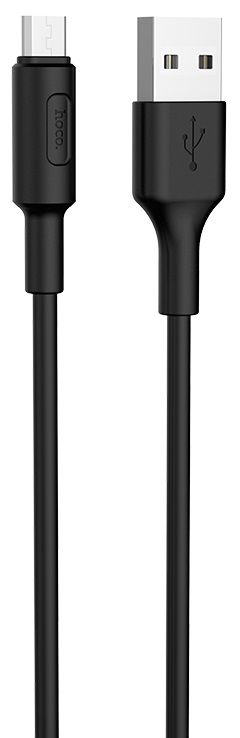 Кабель HOCO X25 Soarer Micro USB Cable 1m - Черный, картинка 1