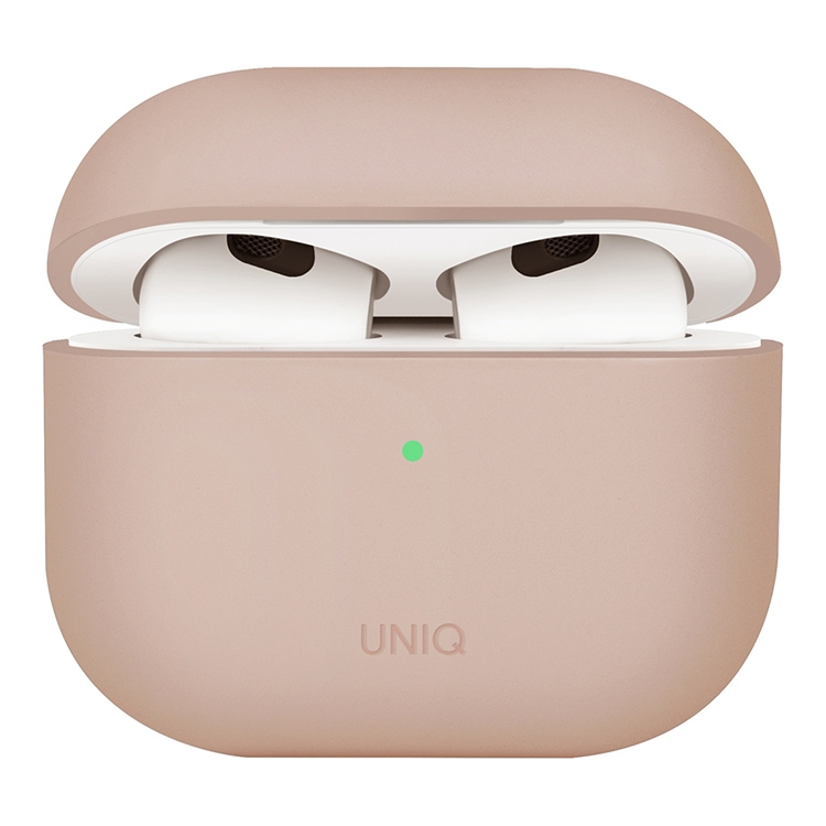 Чехол для AirPods 4 UNIQ Lino Pink