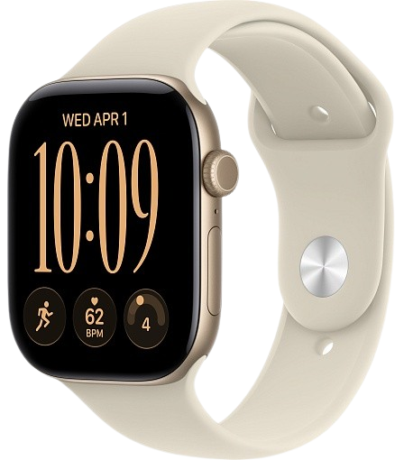 Apple Watch Series 12 GPS 42mm, Light Gold Aluminum Case Sand Sport Band 