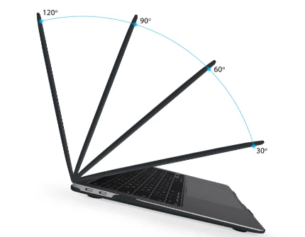 Чехол-накладка Gurdini для MacBook Air 13 2022 / 2024, черный матовый, картинка 3