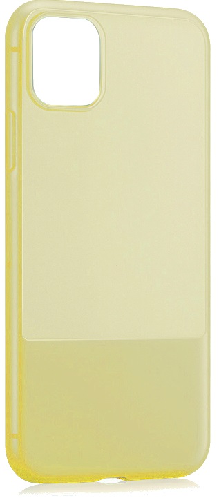 Чехол силиконовый Gurdini для iPhone 11 - Yellow
