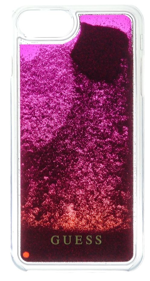 Чехол Guess iPhone 7 Liquid Glitter Hard  Pink