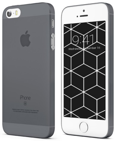 Чехол VIPE Flex iPhone 5S Ultra Slim 0.3 - Black