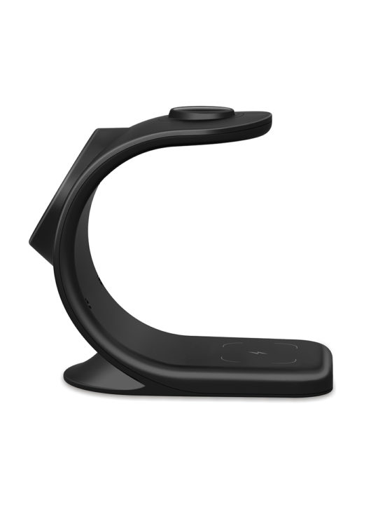 Беспроводное зарядное устройство VLP Powerstand 3 in 1 для Apple, черное, картинка 2
