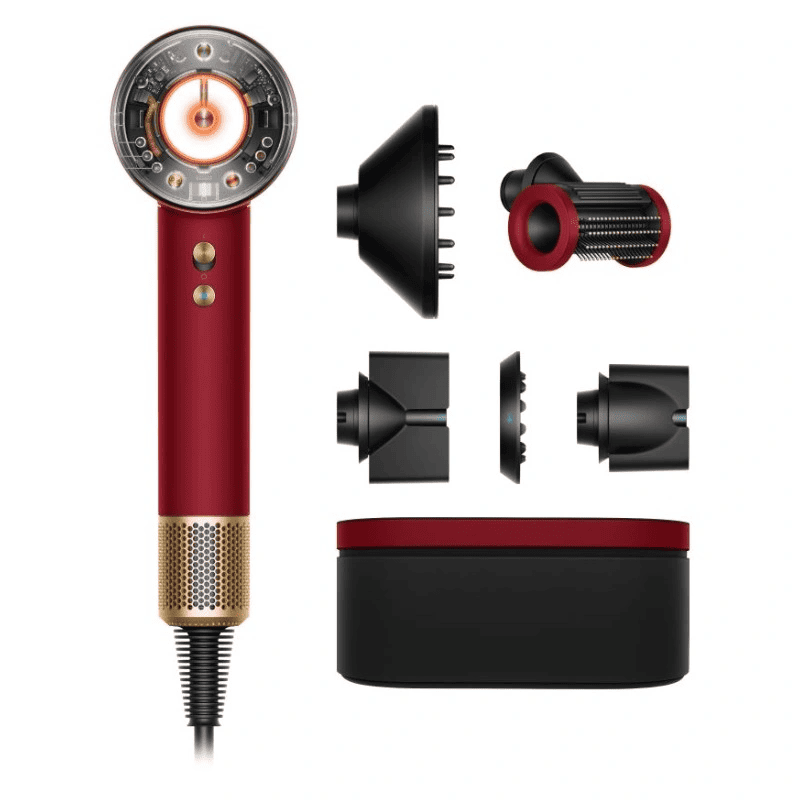 Фен Dyson Supersonic Nural HD16 (Red Velvet/Gold) - Подарочный кейс , картинка 1