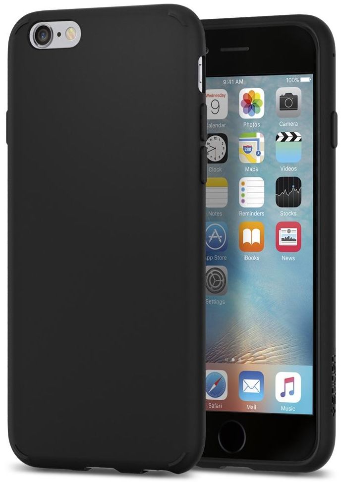 Чехол SGP iPhone 6/6S Liquid Crystal Matte Black