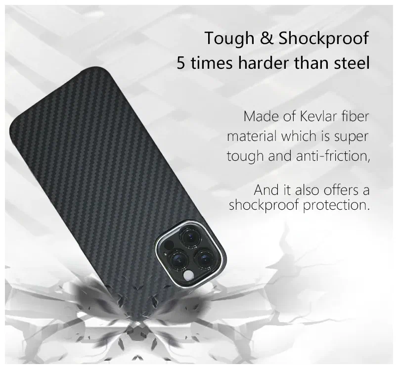 Чехол для iPhone 13 Pro K-DOO KEVLAR Silicone Case, слайд 3