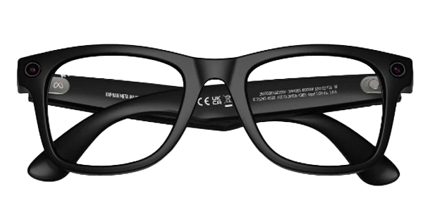 Умные очки RayBan Wayfarer RW4012 (Gen 2) Matte Black/Clear (150 - 50), картинка 3