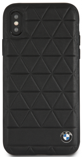 Чехол BMW iPhone X/XS Signature Hexagon Hard Leather Black, слайд 8