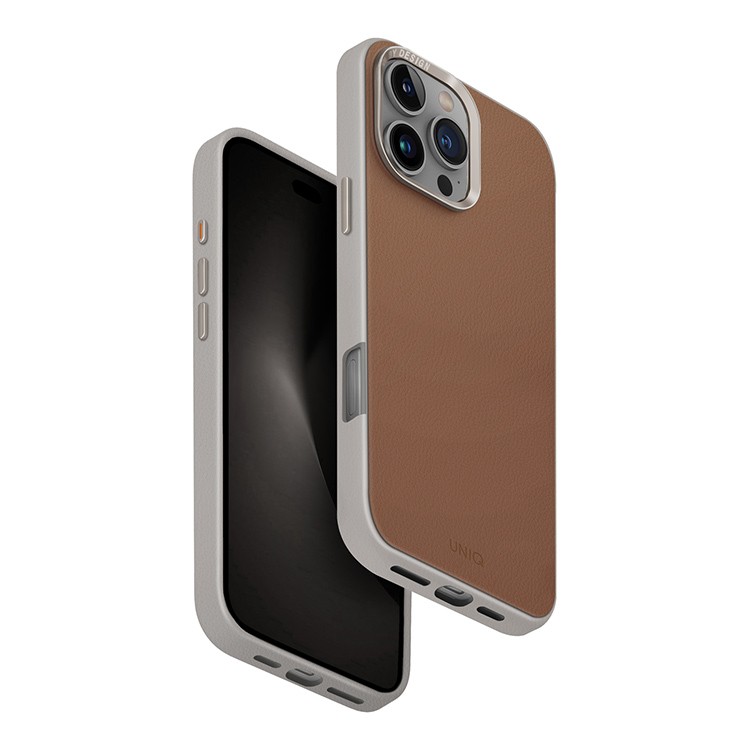 Чехол для iPhone 16 Pro Max UNIQ Lyden Caramel Ivory, картинка 3