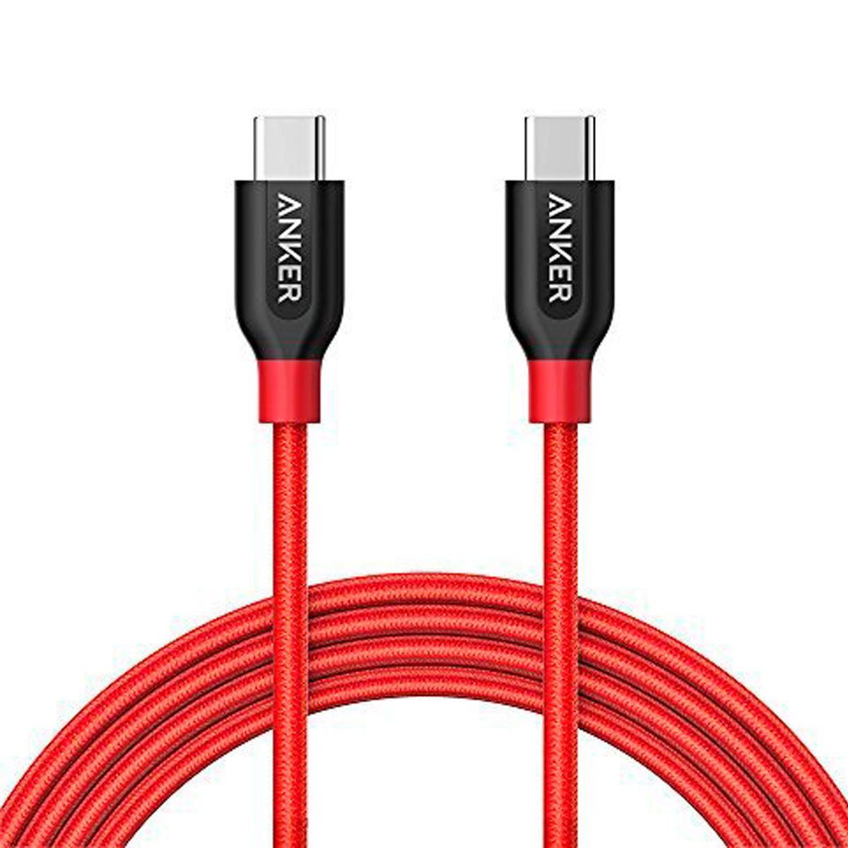 Кабель ANKER PowerLine+ USB-C to USB 3.0 Cable 0.9m - Red, картинка 2