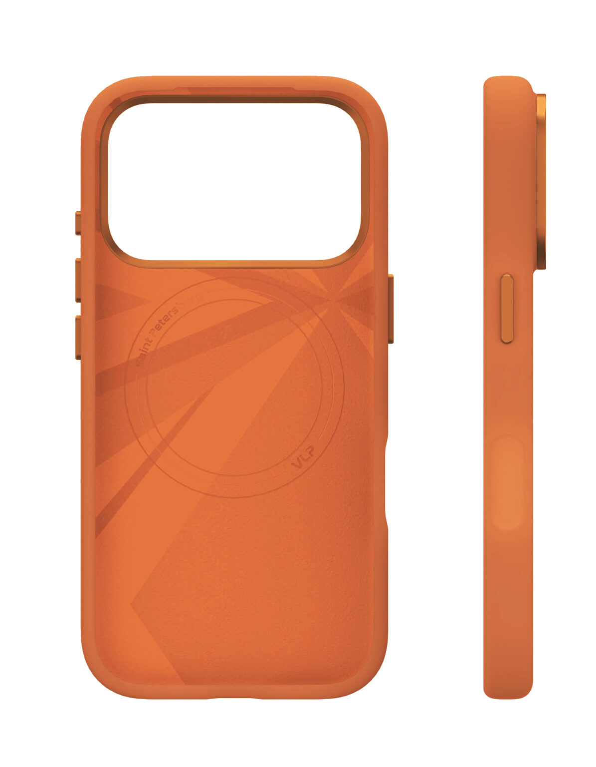 Чехол для iPhone 17 Pro Max VLP Aster Pro Case c MagSafe, оранжевый, картинка 5