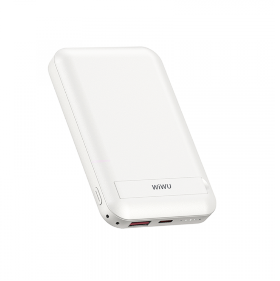 Внешний аккумулятор WiWU Snap Cube Magnetic 10000mAh 22.5W White