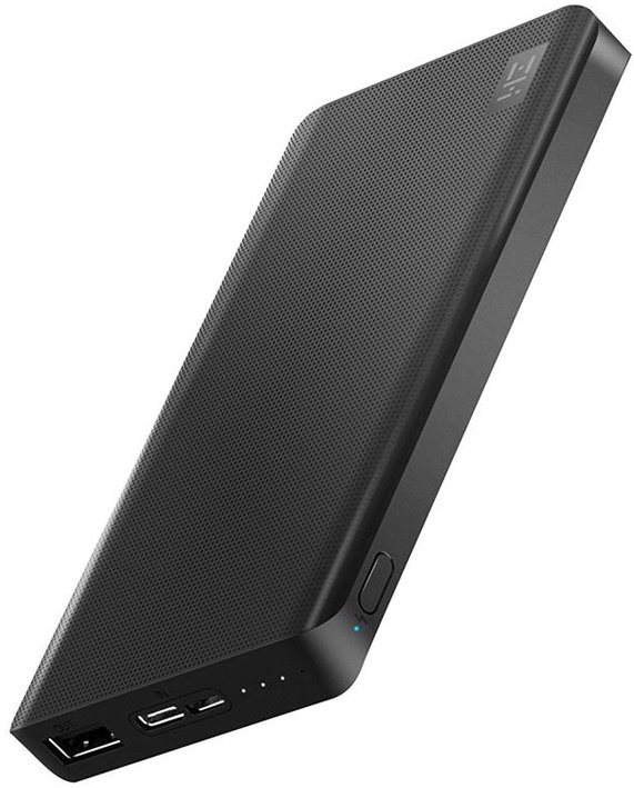 Внешний аккумулятор XiaoMi Power Bank ZMi 10000mAh - Black, картинка 3