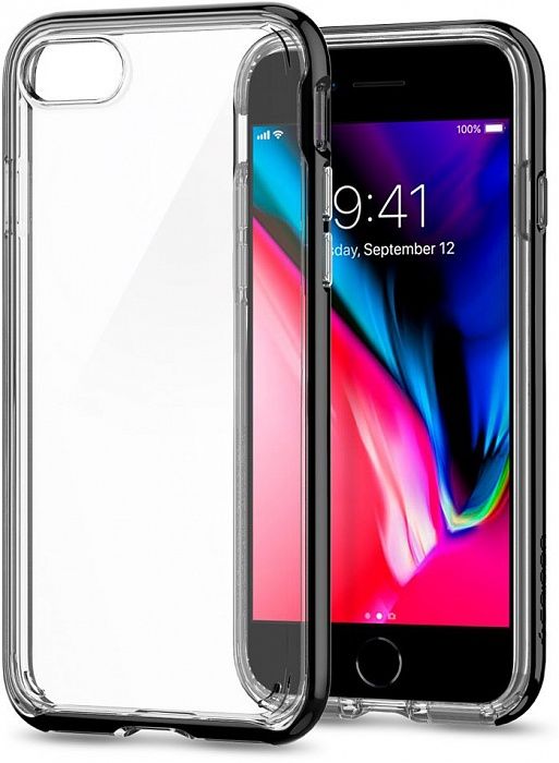 Чехол SGP iPhone 7/8 Plus Neo Hybrid Crystal 2 Gunmetal, слайд 1