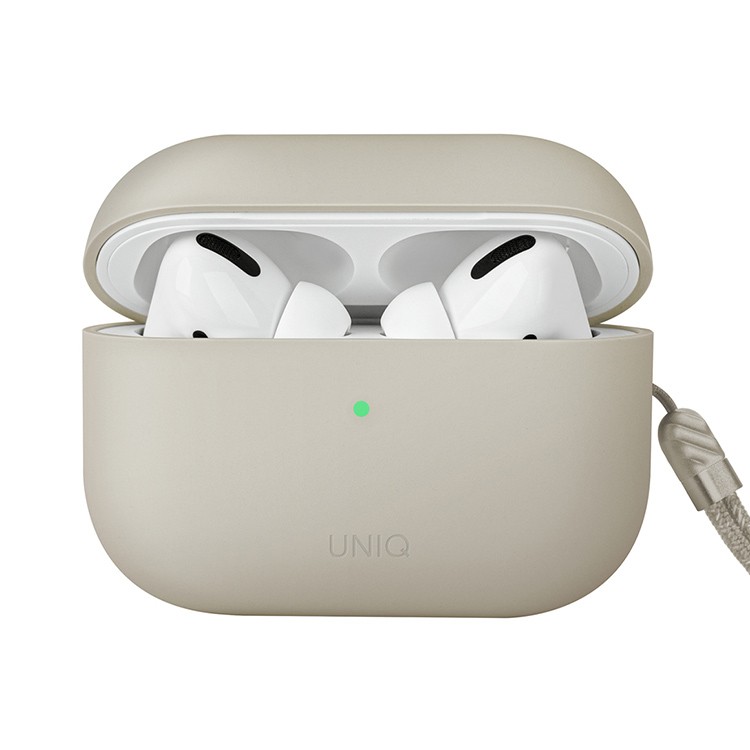 Чехол для AirPods Pro 2 UNIQ Lino Ivory, картинка 1