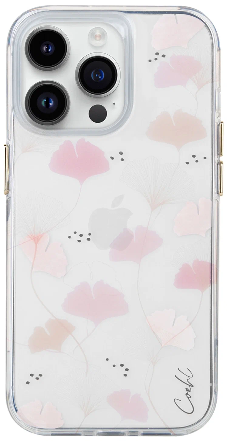 Чехол для iPhone 14 UNIQ Coehl Meadow Spring Pink, картинка 1