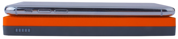 Внешний аккумулятор беспроводной REMAX Miles Series Wireless PowerBank 10.000mAh - Оранжевый, картинка 2