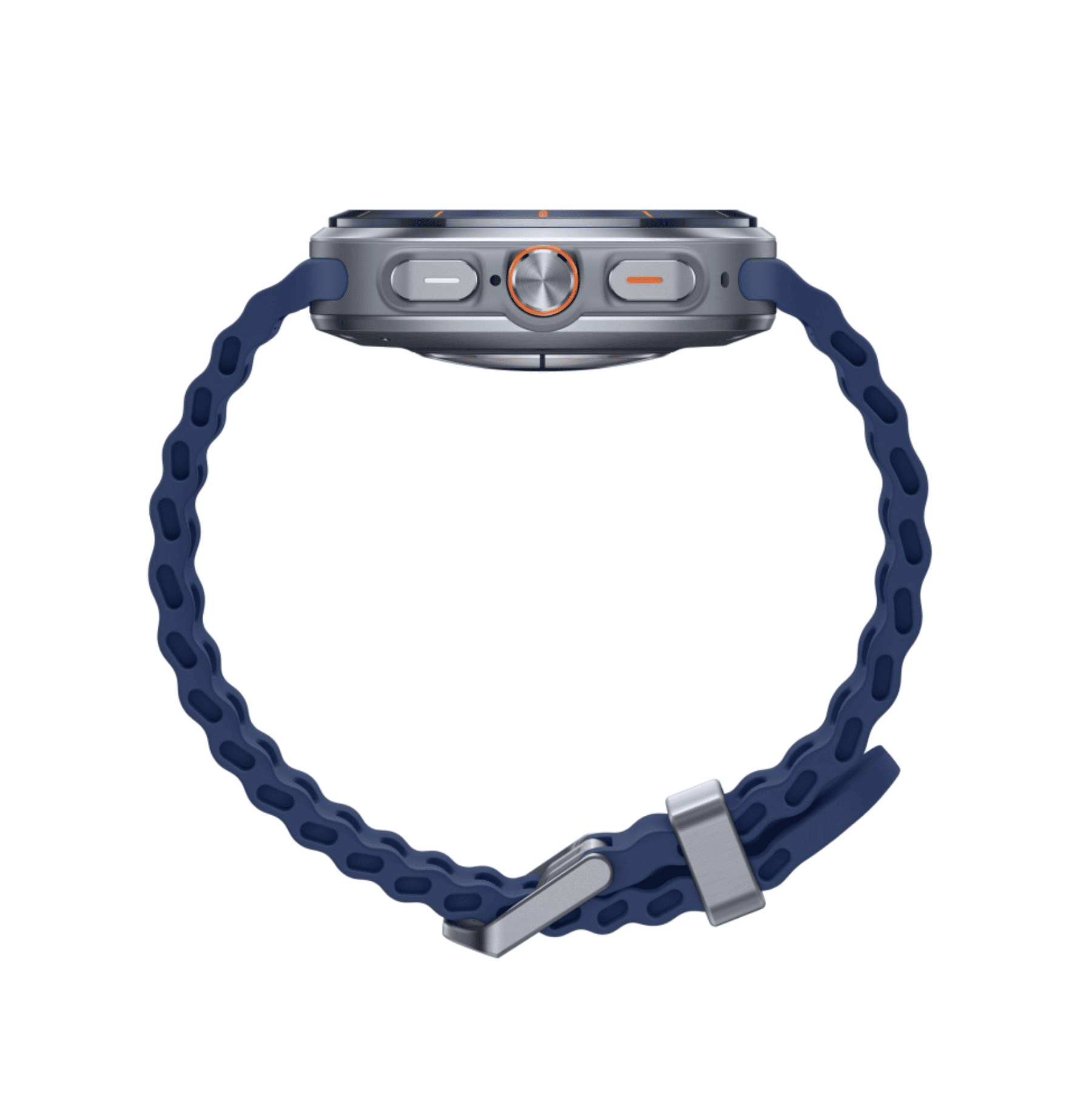 Умные часы Samsung Galaxy Watch Ultra (2025) LTE 47mm Titanium Blue Marine Band Blue, картинка 5