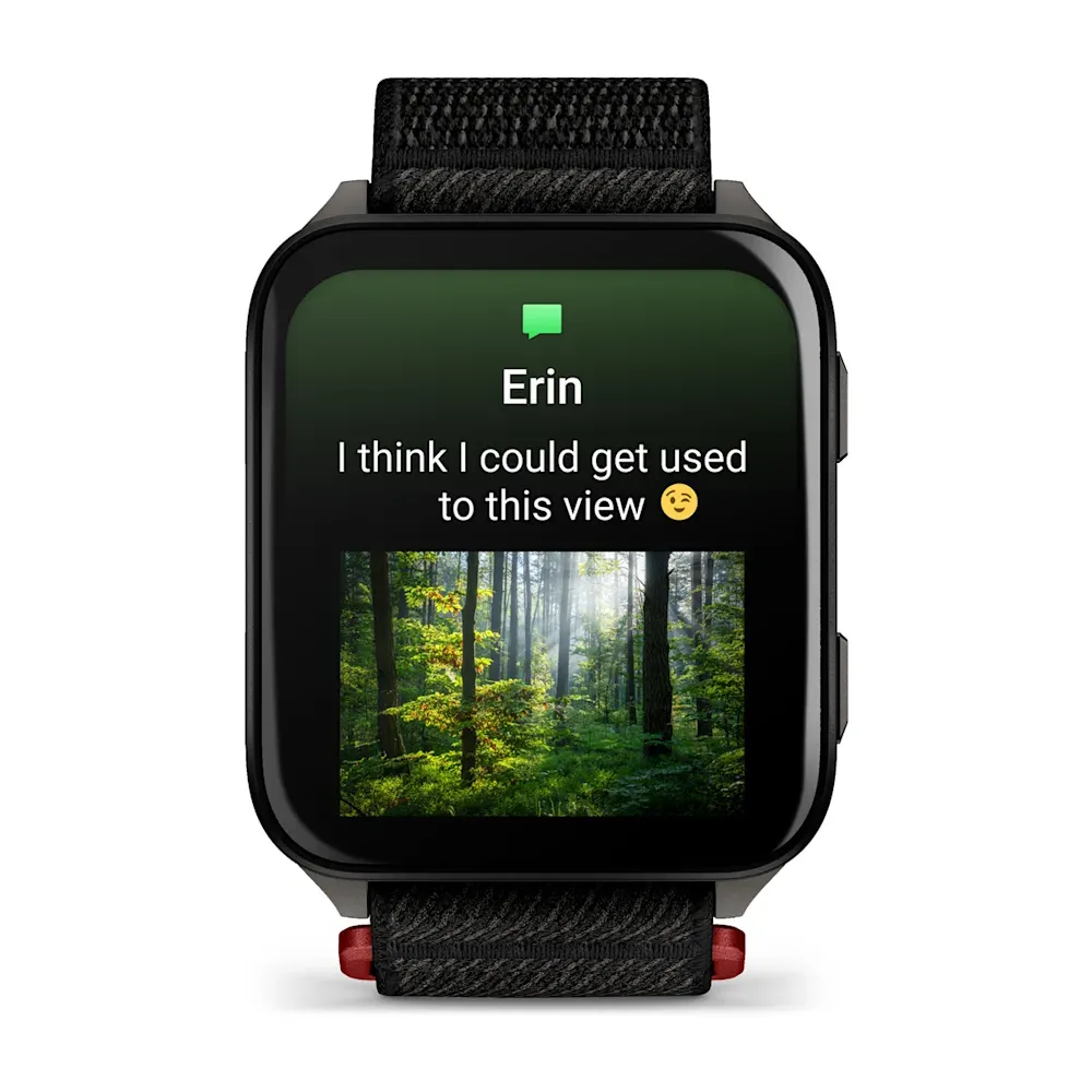 Умные часы Garmin Venu X1 Black Titanium with Black Nylon Band, картинка 4