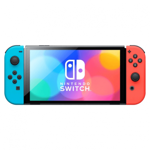 Игровая приставка Nintendo Switch OLED Neon Blue/Neon Red, картинка 2