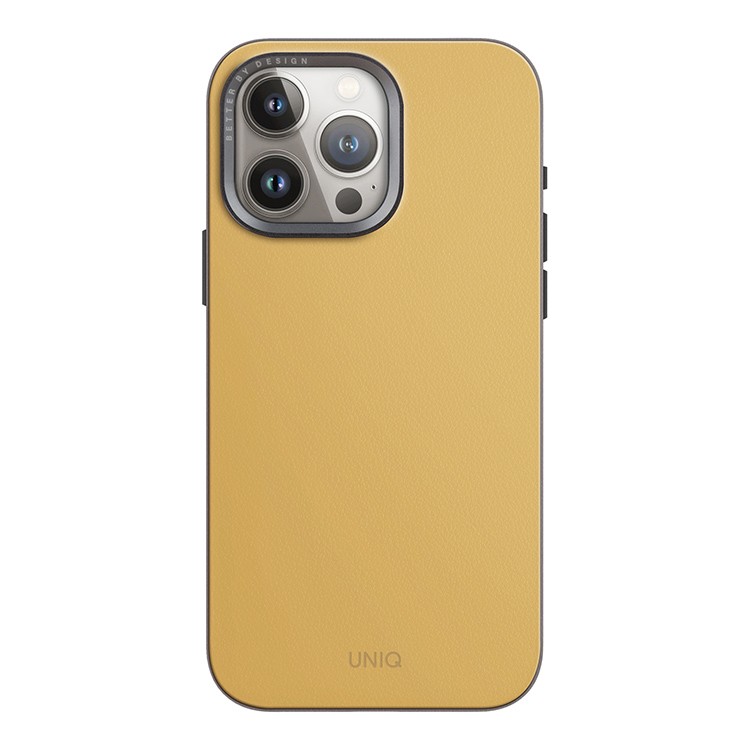 Чехол для iPhone 15 Pro Max UNIQ Lyden Canary Yellow Flint Grey, картинка 2