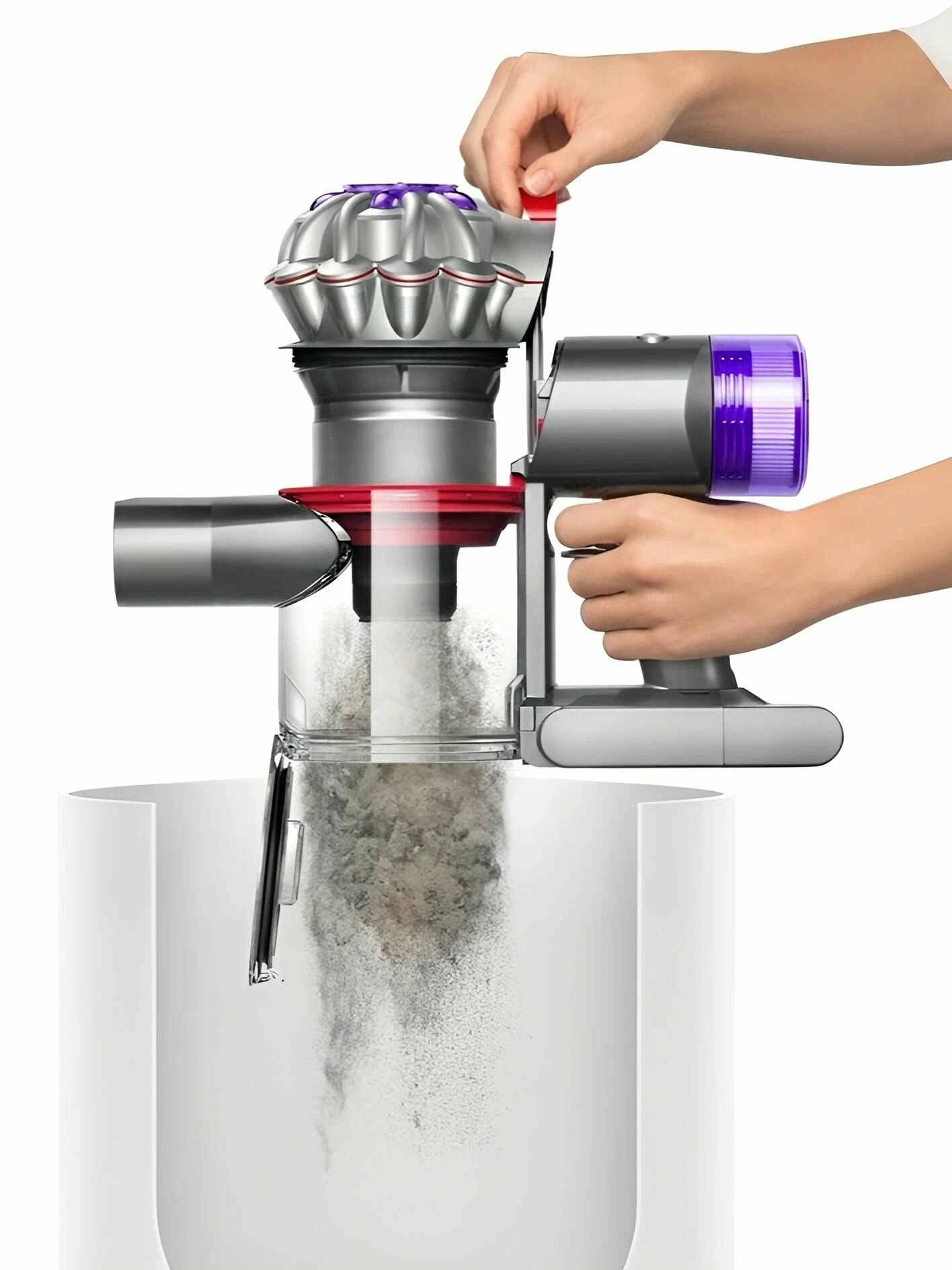 Пылесос Dyson V8 Advanced Silver/Nickel, картинка 5