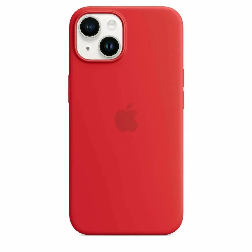 Чехол Apple iPhone 13 Pro Silicone Case красный, картинка 1
