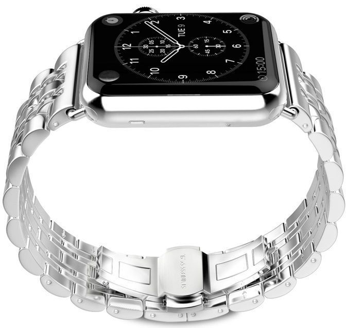 Ремешок стальной для Apple Watch 42/44mm Classic Steel - Silver, картинка 2