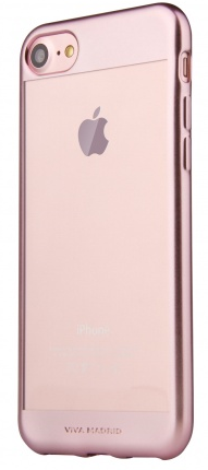 Чехол VIVA iPhone 7 Metalico Borde Case TPU Rose Gold, слайд 2