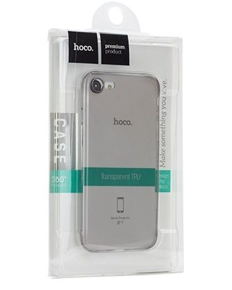 Силиконовый чехол HOCO iPhone 7/8 Plus Light Series TPU - Grey, картинка 3