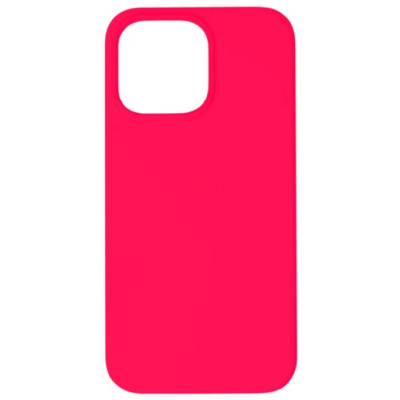 Чехол для iPhone 12 Pro Max Silicone Case, ярко-розовый                     