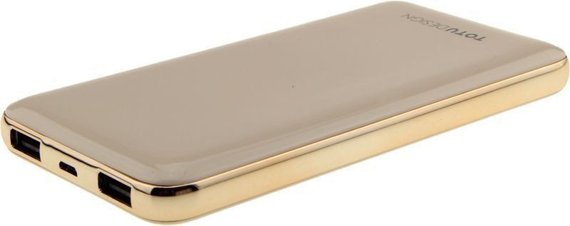 Внешний аккумулятор TOTU X Series CPBN019 10.000mAh - Gold, картинка 3
