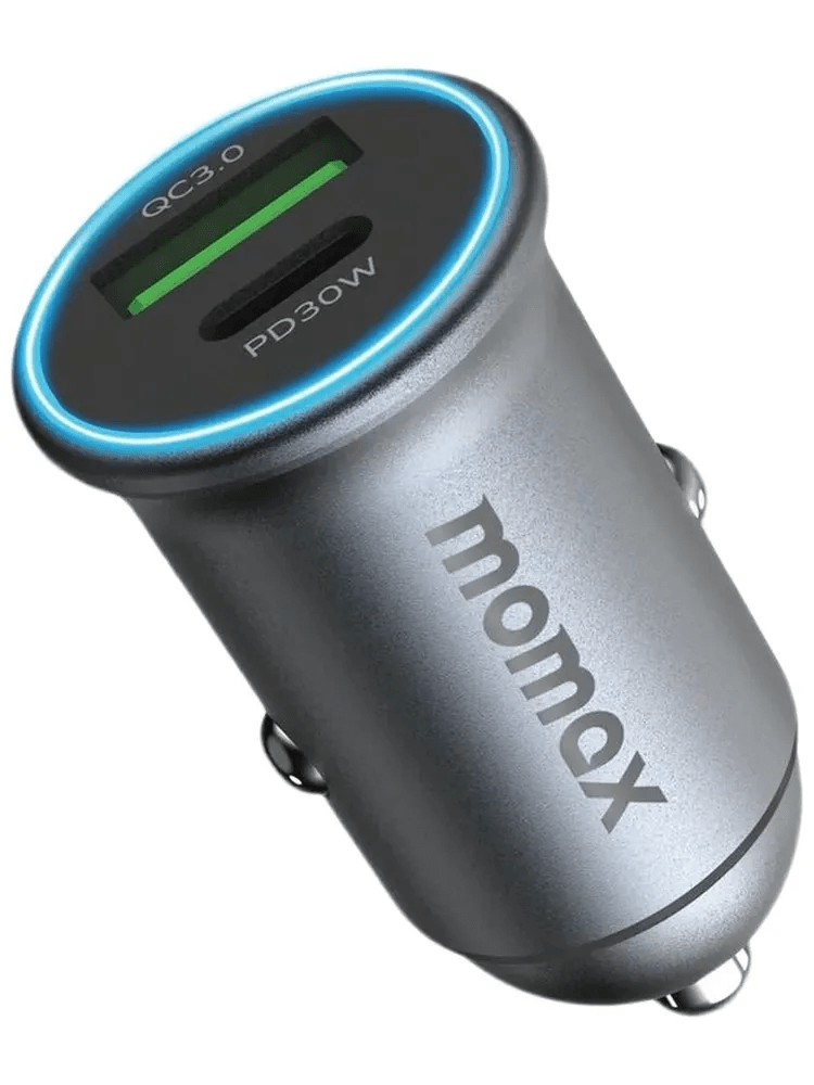 Автомобильное ЗУ MOMAX 30W Dual-Port Car Charger, картинка 1