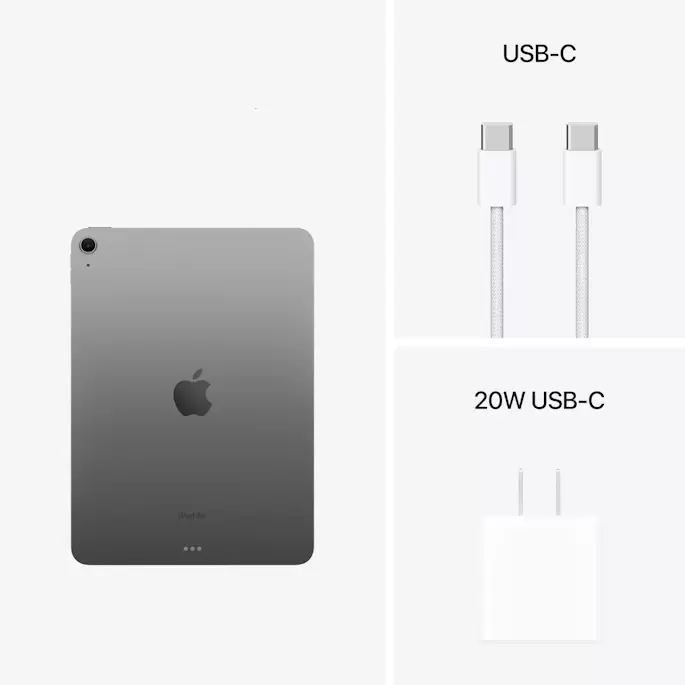 Планшет Apple iPad Air (2024) M2 11" Wi-Fi + Cellular 1Tb Space Gray, картинка 3