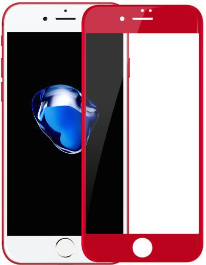 Защитное стекло BLUEO 3D Tempered Glass 7 Plus  Red