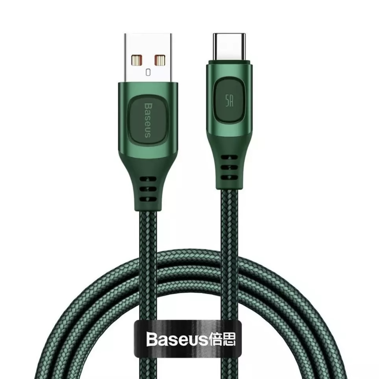 Кабель BASEUS Multi-protocol Conversion USB For Type-C 5A Green